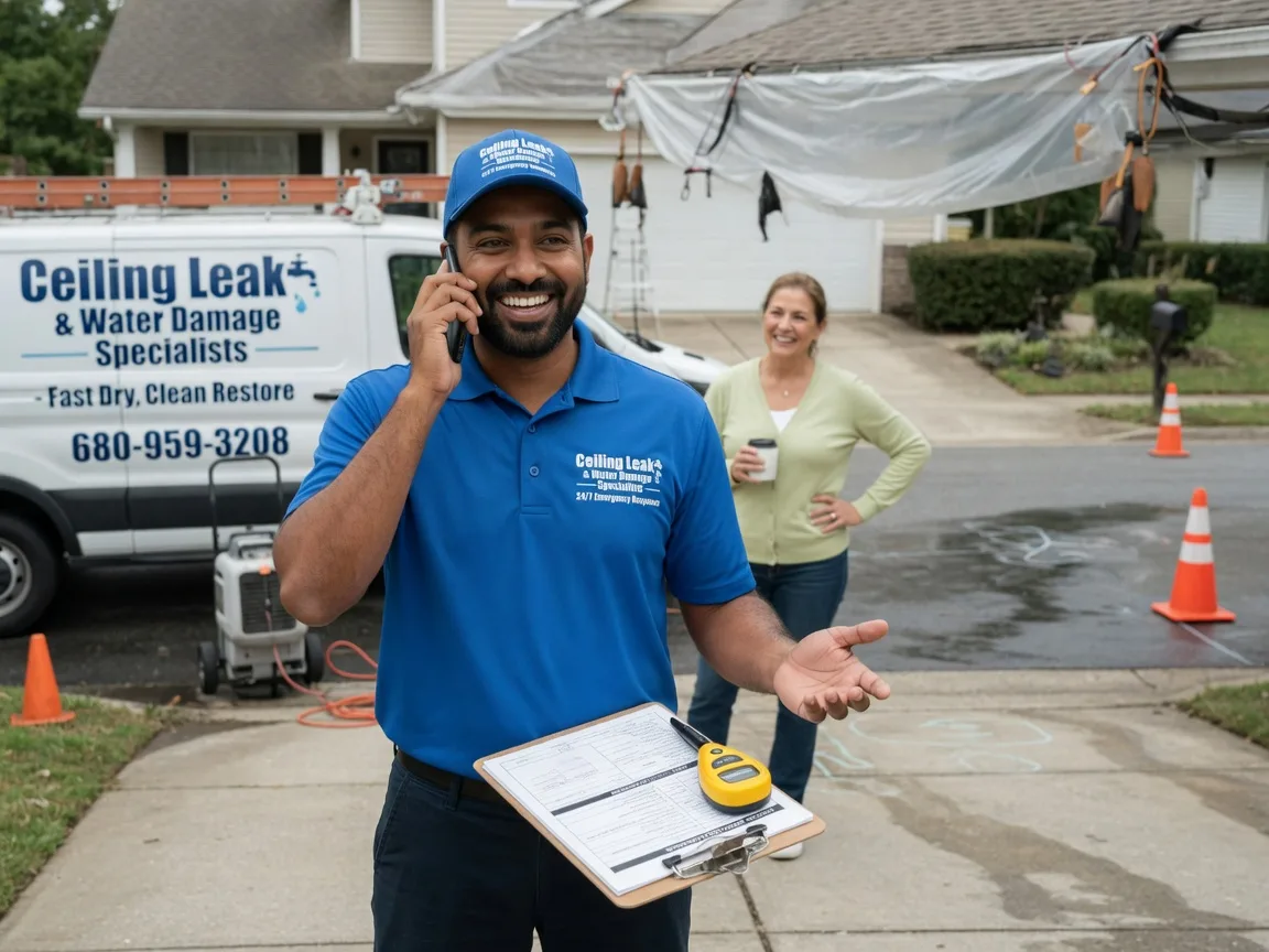 Ceiling Leak Cleanup Newaygo, MI FAQs